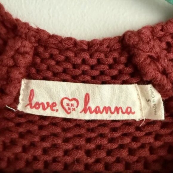 Love ❤️ Hanna -Hanna Anderson Chunky Knit Wool Blend Open Front Cardigan - Picture 3 of 7